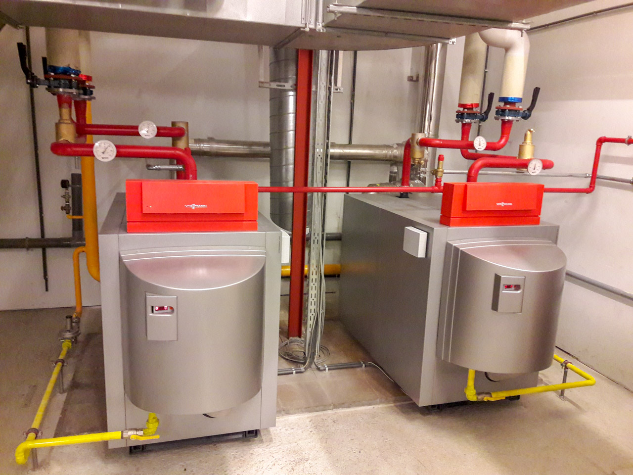 Modernisation d'une chaufferie au gaz